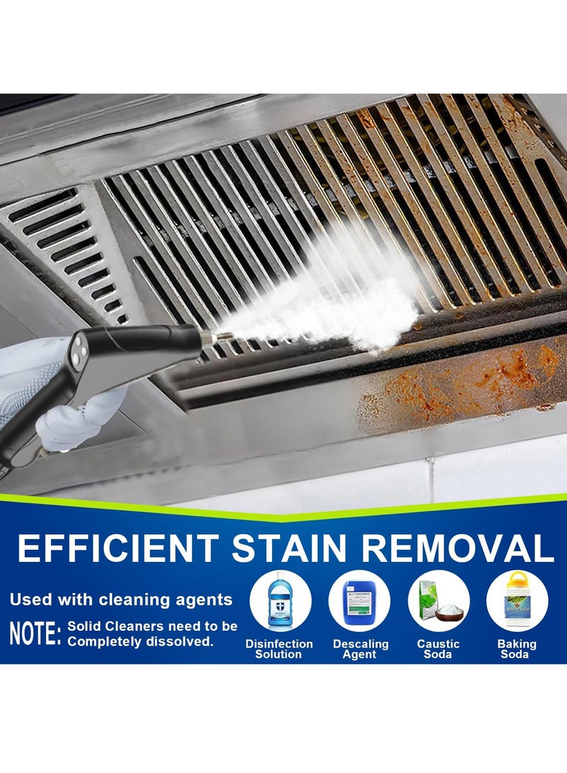 ايتي لايف منظف بخاري، بخار مضغوط 4.5 بار لتنظيف، بخار متعدد الأغراض للمنزل، منظف بخاري محمول باليد، مع 6 ملحقات، منظف بخاري للسيارات، منظف بخاري محمول للمطبخ، الحمام، والبلاط - Image 5